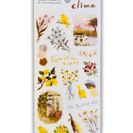 Mind Wave Clima Aesthetic Stickers: Layered Tracing Paper & PET Decals - Made in Japan