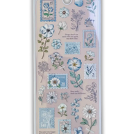 Hyacinth Oshibana Pressed Flower Stickers: Matte PET Transparent Botanical Decals