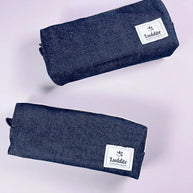 Luddite Okayama Denim Pen Case: Classic High-Capacity Pouch - 100% Japanese Indigo Denim