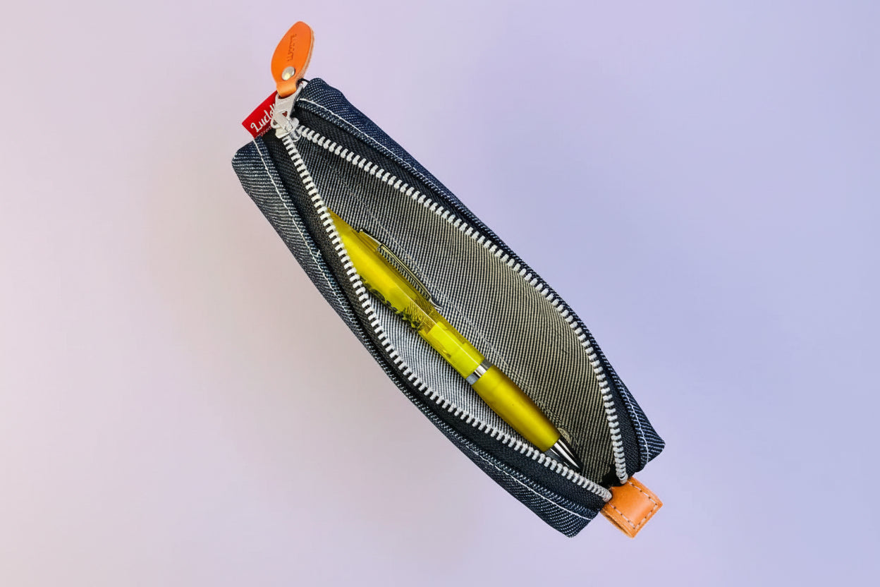 Luddite Authentic Denim Pen Case