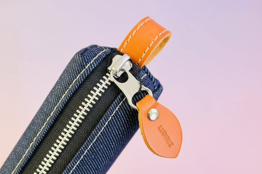 Luddite Authentic Denim Pen Case