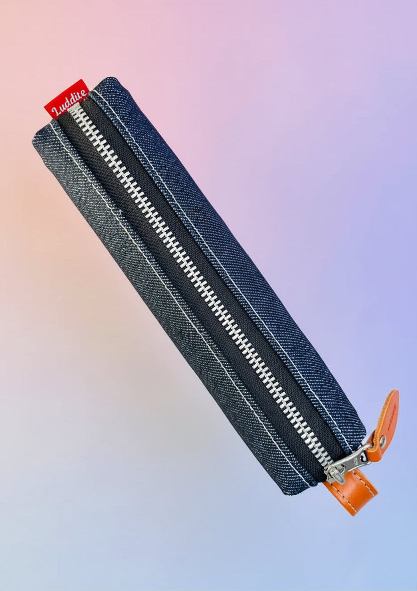 Luddite Authentic Denim Pen Case