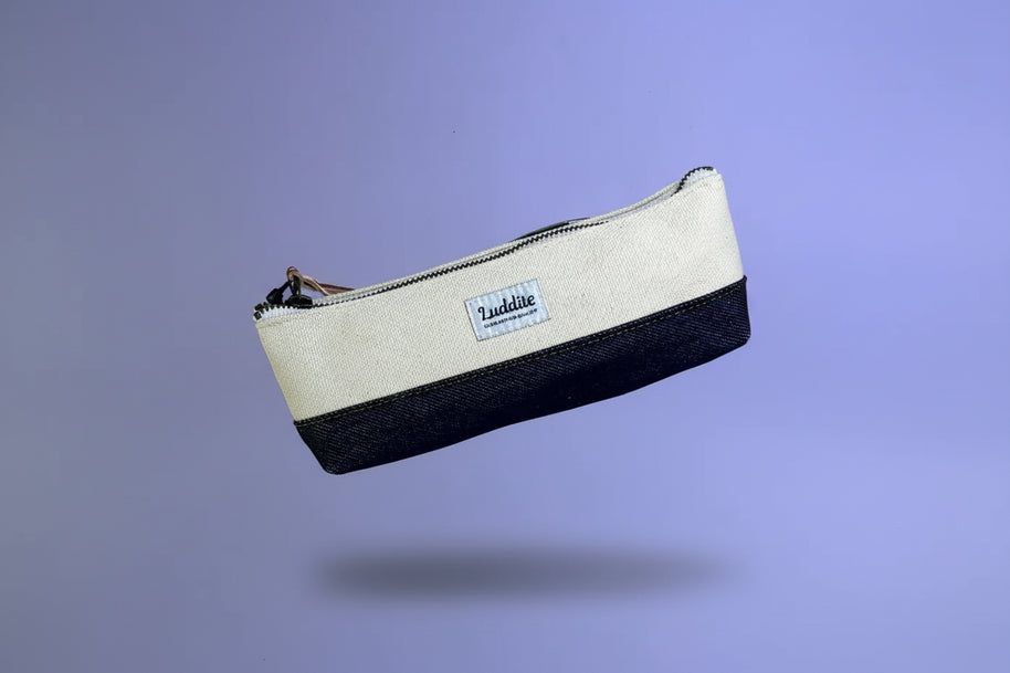 Kurashiki Canvas Two-Tone Pen Case