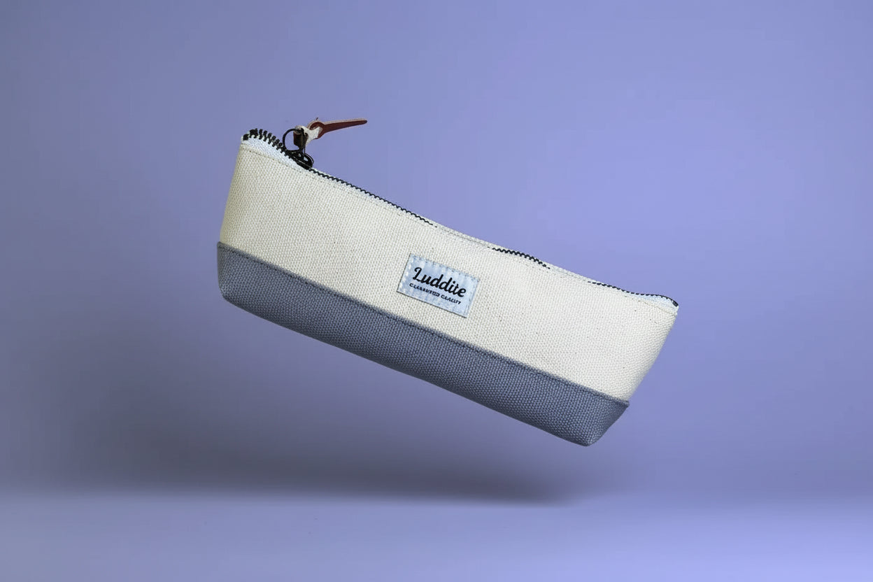 Kurashiki Canvas Two-Tone Pen Case