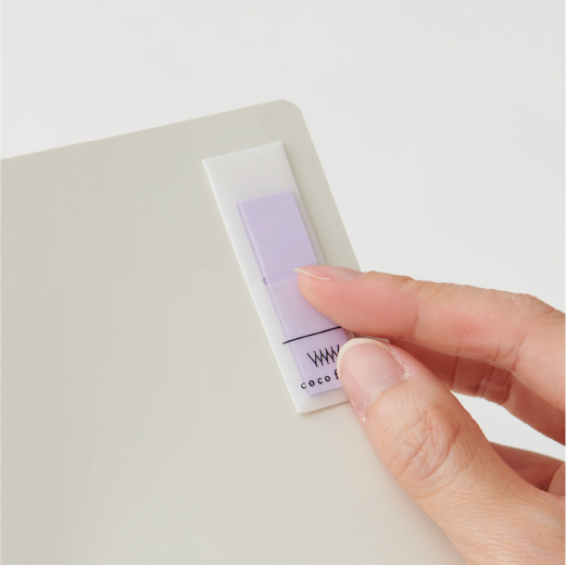 KANMIDO KOKOFUSEN Adhesive Case Sticky Notes: Pattern Yellow Film Index (M-Size)