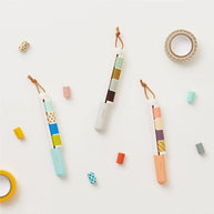KANMIDO Maco Pen-Sized Washi Tape Holder: 4-Roll Portable Masking Tape Dispenser
