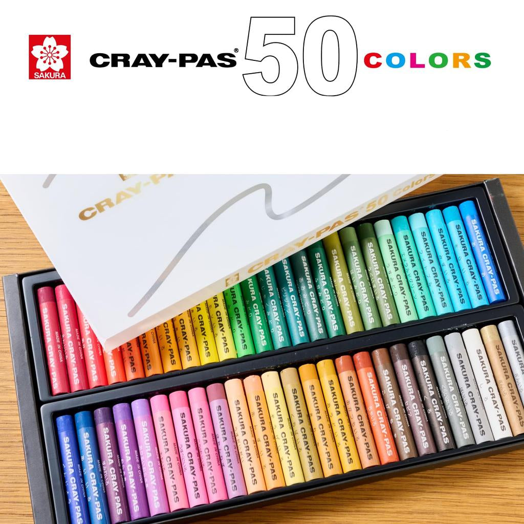 Sakura Craypas 100th Anniversary Edition: 50-Color Professional Art Set (Limited Edition)