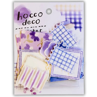 Hocco Watercolor Washi Flake Stickers - Masking Tape Decals