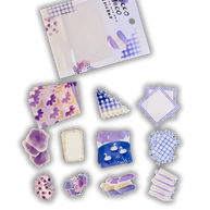 Hocco Watercolor Washi Flake Stickers - Masking Tape Decals