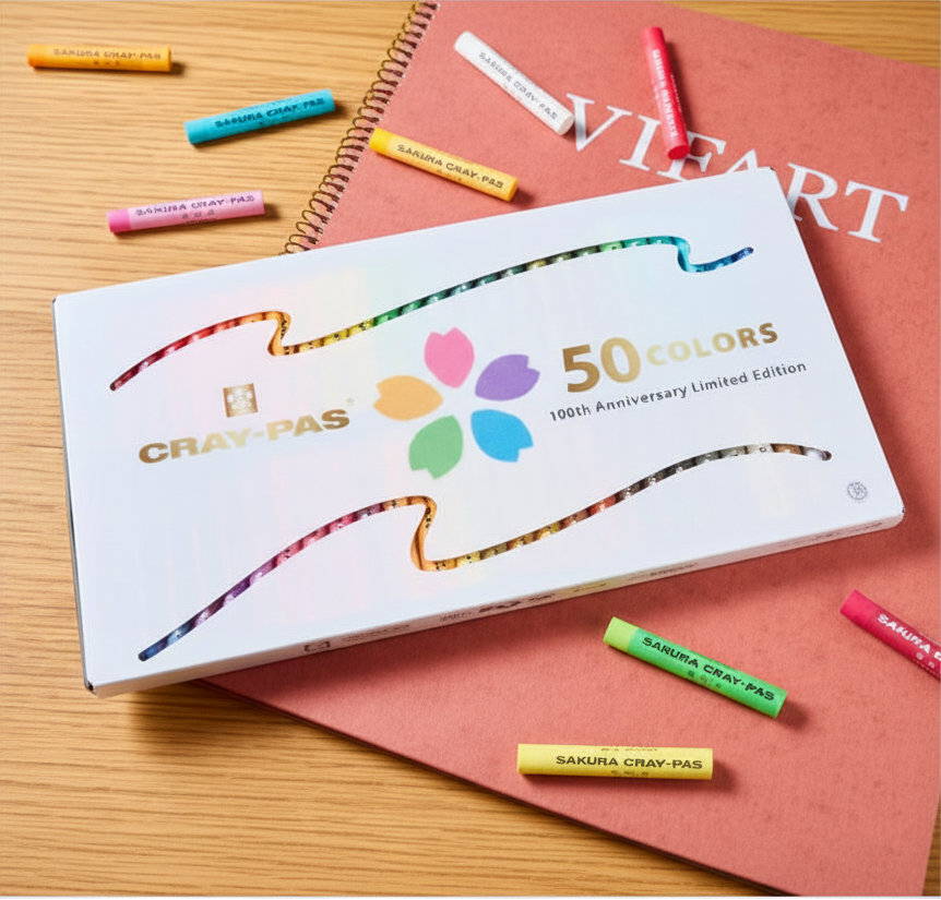Sakura Craypas 100th Anniversary Edition: 50-Color Professional Art Set (Limited Edition)