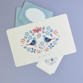 European Antique Market Mini Card Set: Squirrel & Rabbit Die-Cut Window