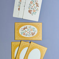 European Antique Market Mini Card Set: Squirrel & Rabbit Die-Cut Window