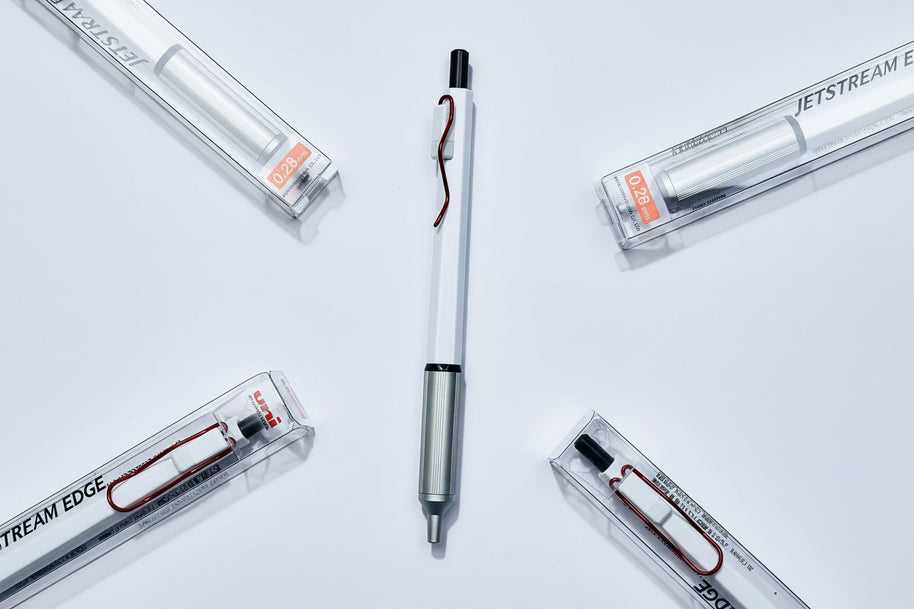 Uni Jetstream Edge: Ultra-Fine 0.28mm Ballpoint Pen - Low Center of Gravity Precision
