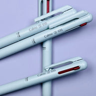 Pentel Calme 3-Color Gel Ballpoint Pen: Silent Multi-Function Pen (0.35mm)
