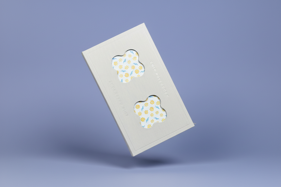 CHIP NOTEBOOK TETRA: Star Flower Die-Cut Hardcover - Premium Fountain Pen Paper (OK Fulls)