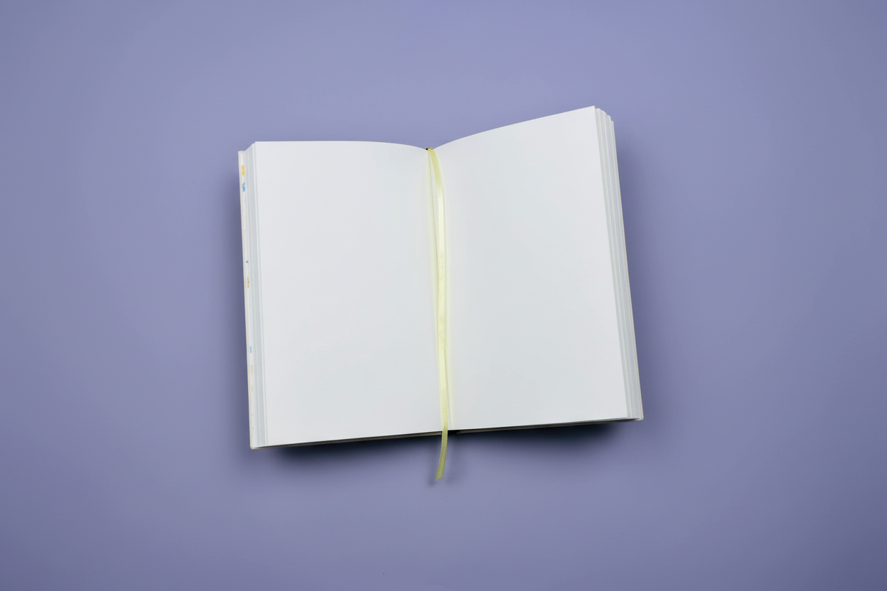 CHIP NOTEBOOK TETRA: Star Flower Die-Cut Hardcover - Premium Fountain Pen Paper (OK Fulls)