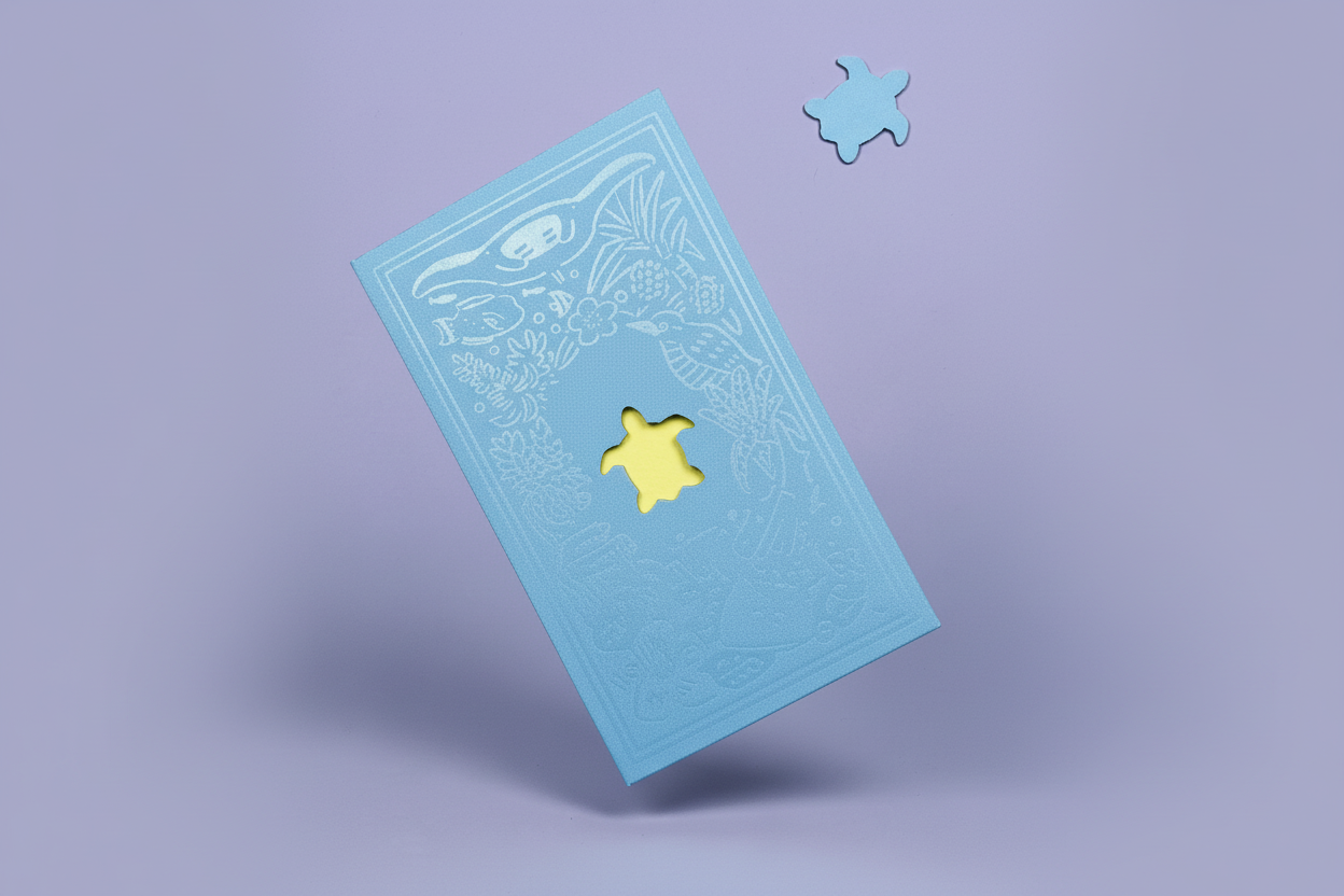 booco x Masao Takahata Hokkaido Window Notebook: Die-Cut Squirrel Hardcover - B6 Japanese Art Stationery