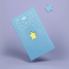 booco x Masao Takahata Hokkaido Window Notebook: Die-Cut Squirrel Hardcover - B6 Japanese Art Stationery