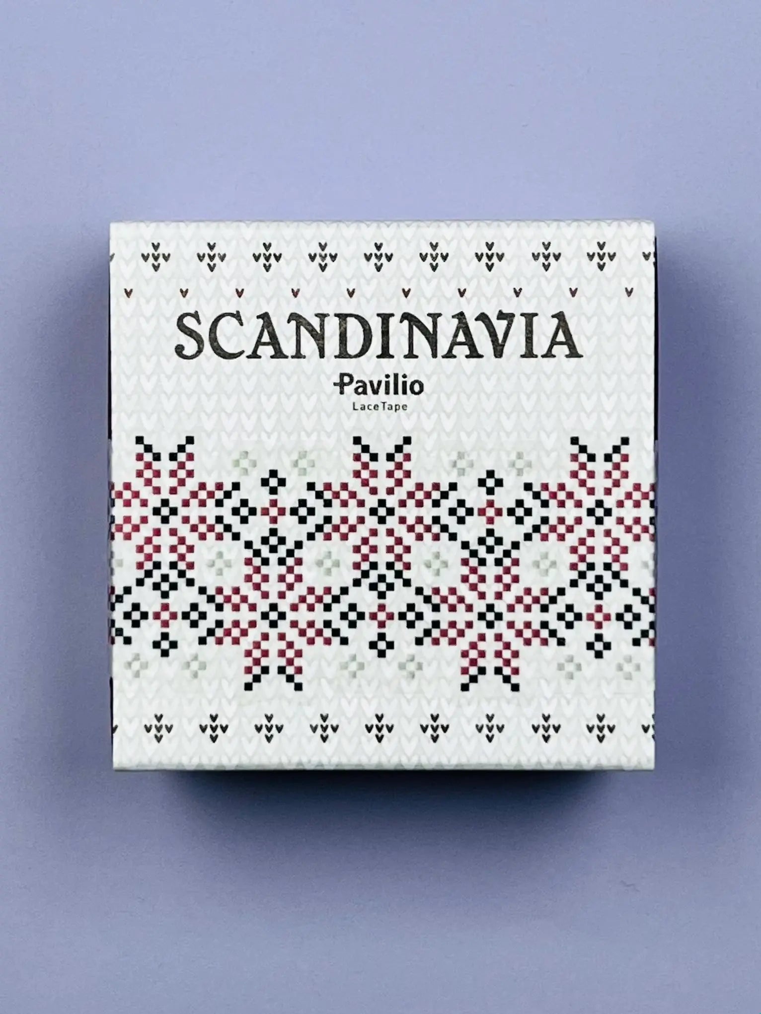 Scandinavia Series Washi Tape: Minimalist Winter Designs (Frost & Snowflake) - Made in Japan