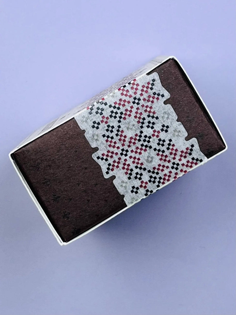 Scandinavia Series Washi Tape: Minimalist Winter Designs (Frost & Snowflake) - Made in Japan