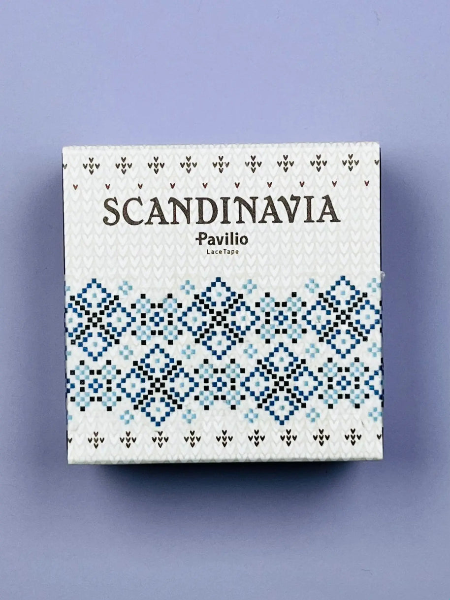 Scandinavia Series Washi Tape: Minimalist Winter Designs (Frost & Snowflake) - Made in Japan