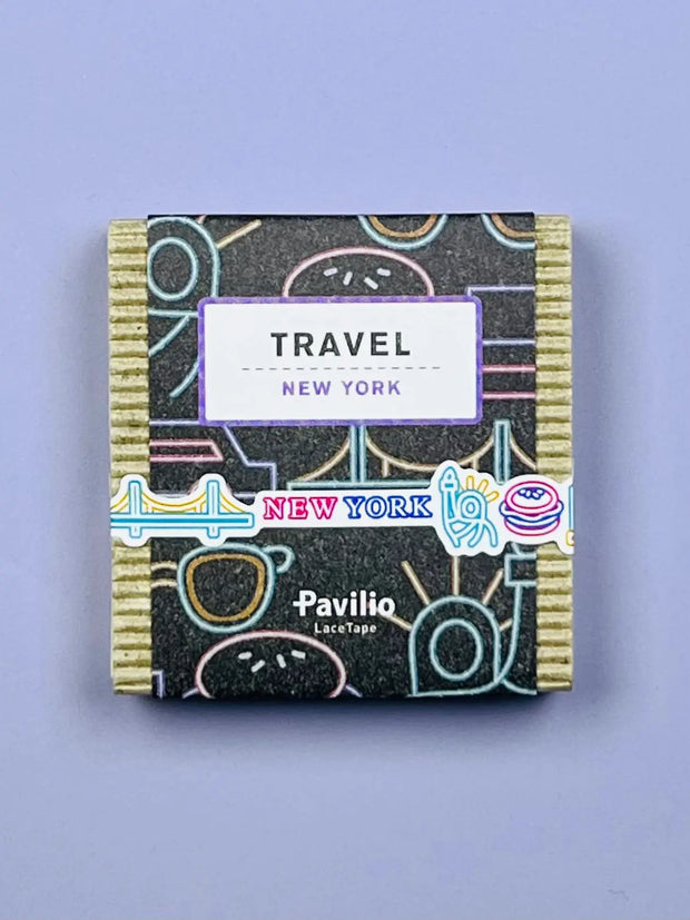 Travel Series Decorative Tape: 12 City Motifs - Durable Japanese PP Tape