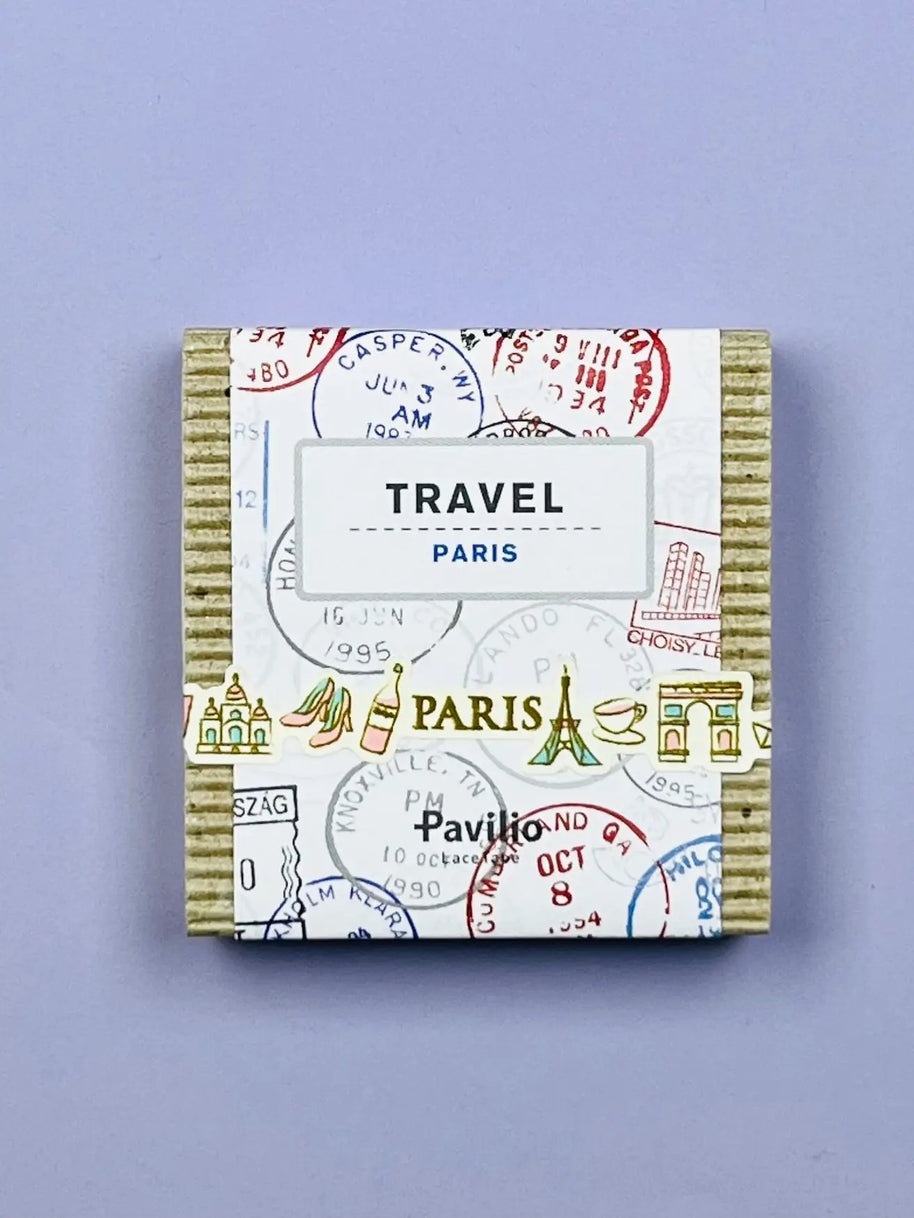 Travel Series Decorative Tape: 12 City Motifs - Durable Japanese PP Tape