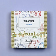Travel Series Decorative Tape: 12 City Motifs - Durable Japanese PP Tape