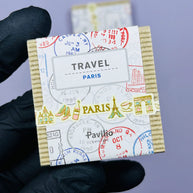 Travel Series Decorative Tape: 12 City Motifs - Durable Japanese PP Tape