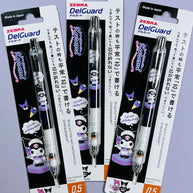 Zebra DelGuard Mechanical Pencil: Kuromi 50th Anniversary Limited Edition - 0.5mm Anti-Break Tech