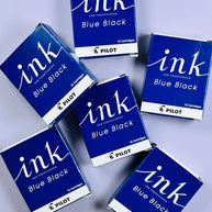 Pilot fountain pen Ink - Blue Black Color - 12 Cartridges