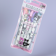 Zebra Mildliner x Sanrio 50th Anniversary Set: My Melody & Kuromi Limited Edition (5-Pack)