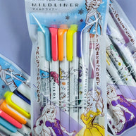 Zebra Mildliner x Disney Princess Limited Edition Set: 5-Pack Dual-Tip Highlighters