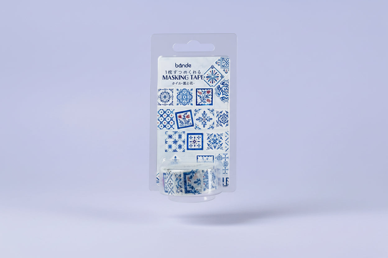 Bande Washi Roll Stickers: Layered Peel-and-Stick Decals for Journaling & Planners