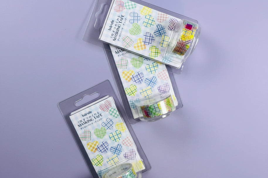 Bande Washi Roll Stickers: Layered Peel-and-Stick Decals for Journaling & Planners