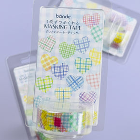 Bande Washi Roll Stickers: Layered Peel-and-Stick Decals for Journaling & Planners