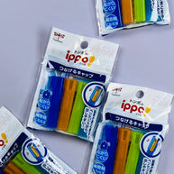 Tombow Pencil Aid Connecting Pencil Caps: 8-Pack Point Protectors - Anti-Roll Design