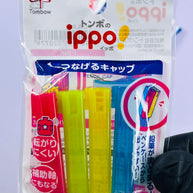 Tombow Pencil Aid Connecting Pencil Caps: 8-Pack Point Protectors - Anti-Roll Design