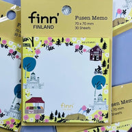 Helsinki Design Memo Fusen: Minimalist Finnish-Style Sticky Notes (Japanese Quality)