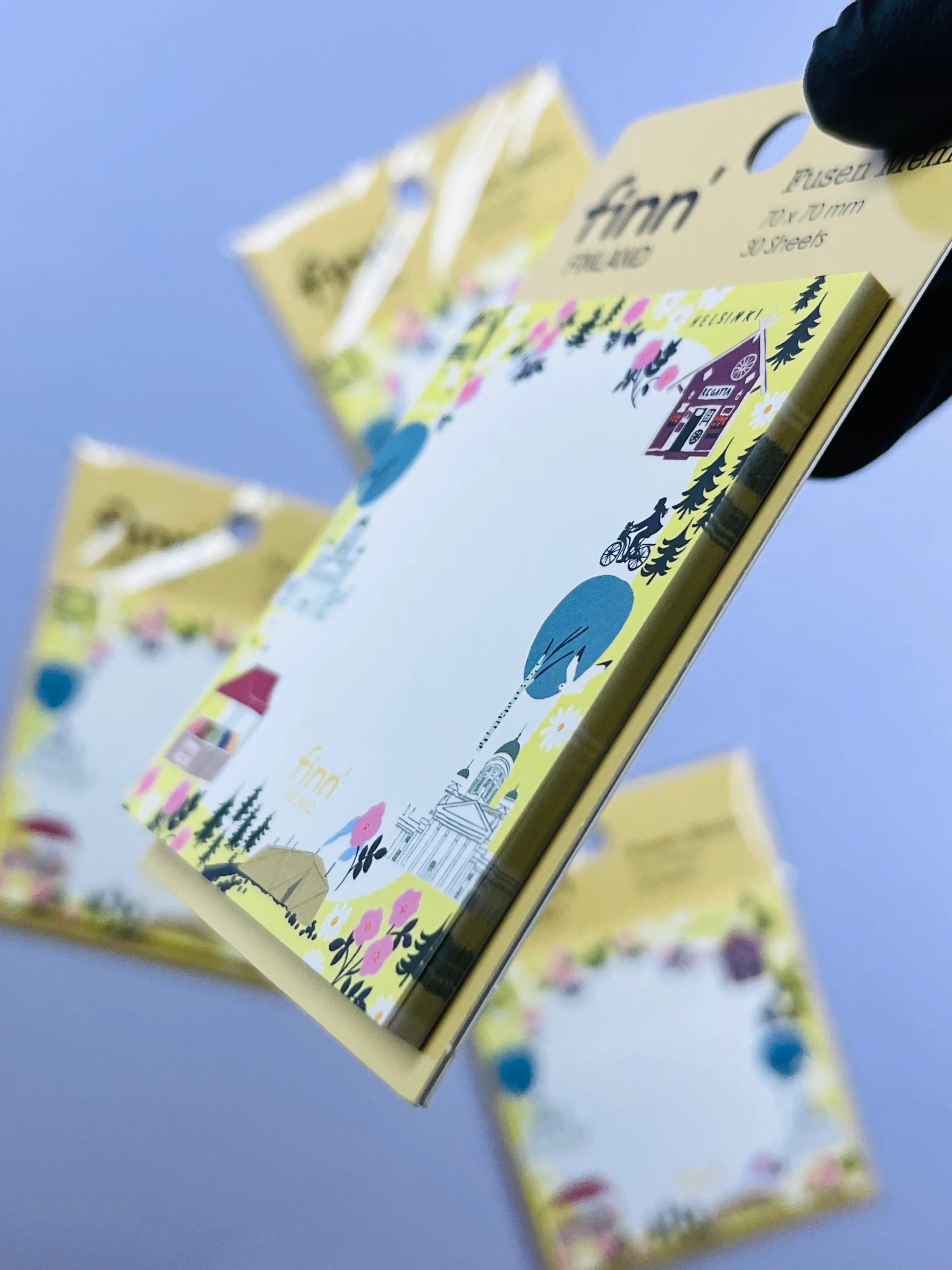 Helsinki Design Memo Fusen: Minimalist Finnish-Style Sticky Notes (Japanese Quality)