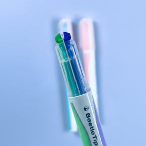 KOKUYO Mark+ Dual Color Highlighter: 2-in-1 Double Pen for Aesthetic Note-Taking