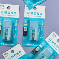 Tombow Mono Pocket Correction Tape: Portable Aesthetic White-Out for Pen Cases