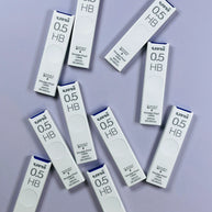 Uni Smudge-Proof Mechanical Pencil Lead: 0.5mm HB Refill (40 Leads)