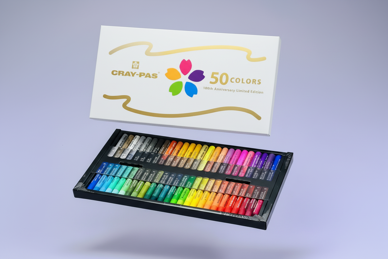 Sakura Craypas 100th Anniversary Edition: 50-Color Professional Art Set (Limited Edition)