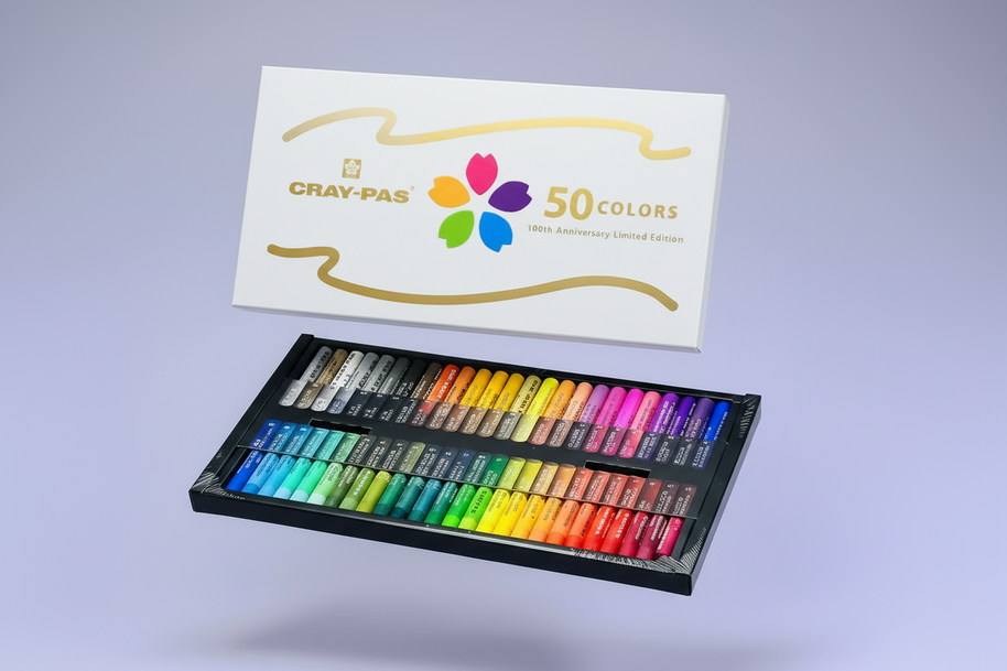 Sakura Craypas 100th Anniversary Edition: 50-Color Professional Art Set (Limited Edition)