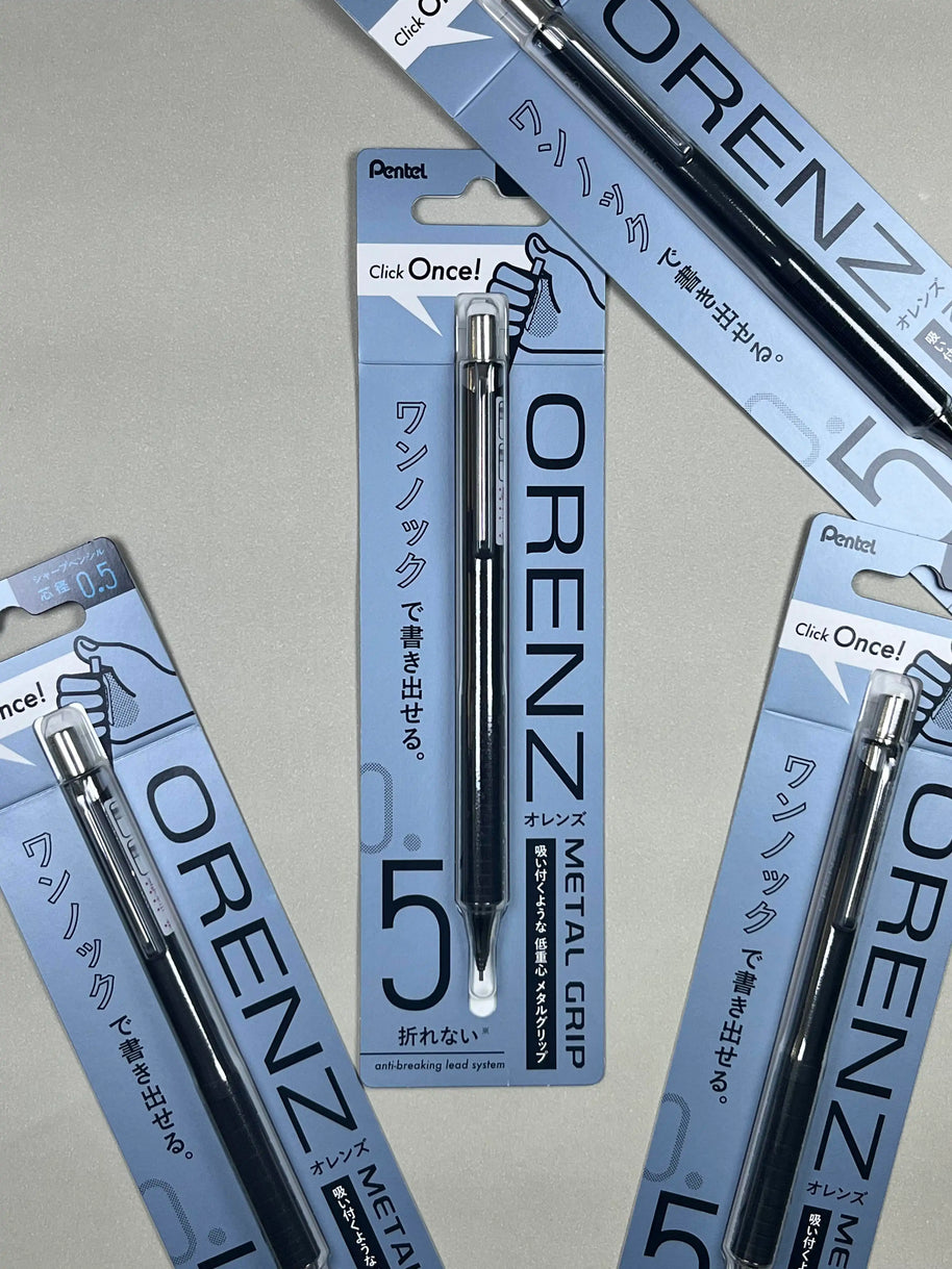 Pentel Orenz Metal Grip Mechanical Pencil: Anti-Break Drafting Pencil (0.5mm)
