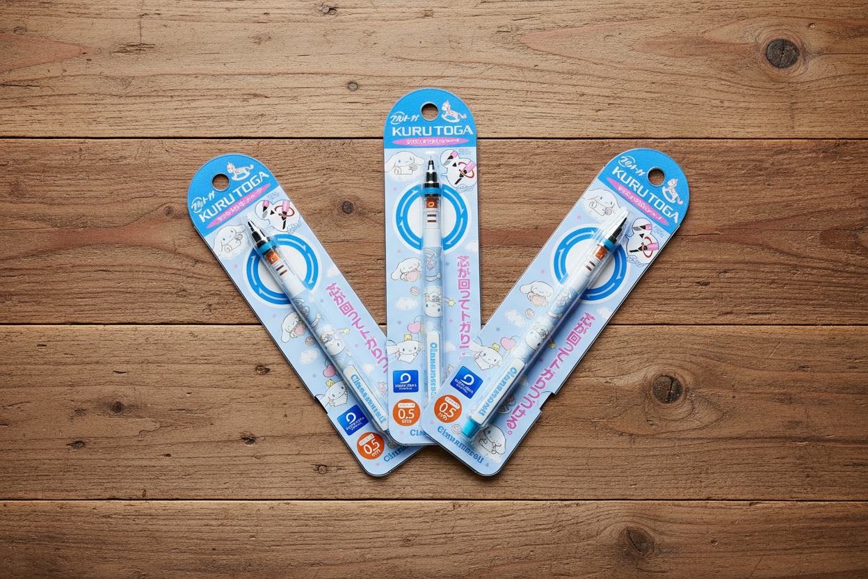 Uni Kuru Toga Mechanical Pencil: Sanrio Limited Edition (Rotating Lead Engine - 0.5mm)