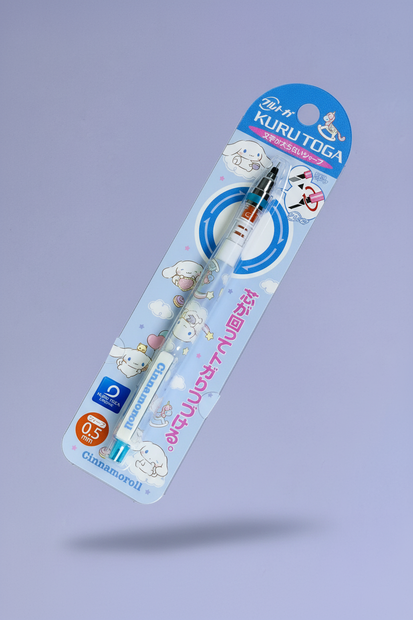 Uni Kuru Toga Mechanical Pencil: Sanrio Limited Edition (Rotating Lead Engine - 0.5mm)