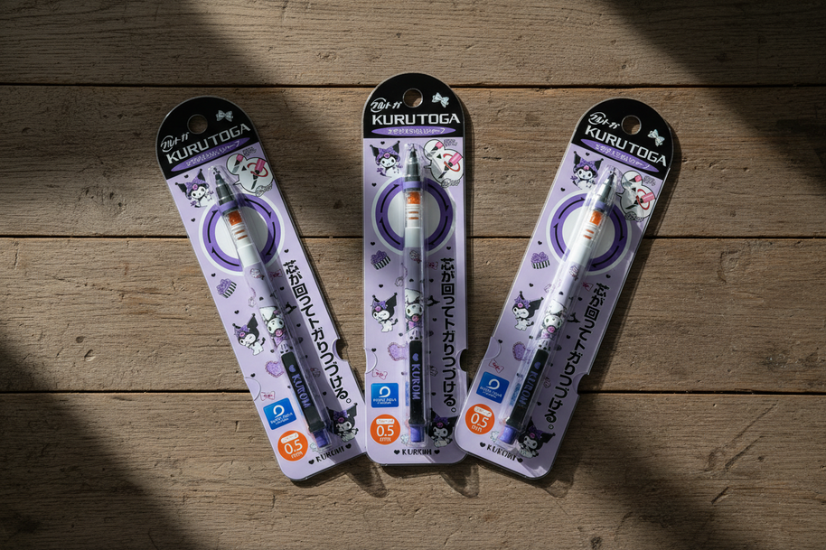 Uni Kuru Toga Mechanical Pencil: Sanrio Limited Edition (Rotating Lead Engine - 0.5mm)