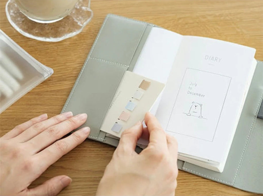 KANMIDO KOKOFUSEN Slim Card Sticky Notes: Magic Hour Film Index Labels (1.5mm Ultra-Slim)